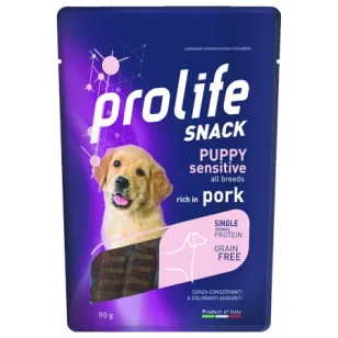 Prolife Snack Sensitive Grain Free Puppy (maiale)