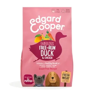 Edgard & Cooper Crocchette per Cuccioli Senza Cereali (Anatra e Pollo)