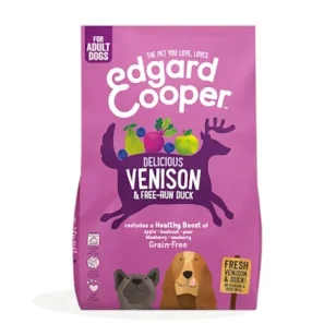 Edgard & Cooper Crocchette per cani senza cereali (Cervo e Anatra)