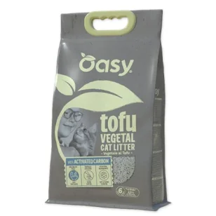 Oasy Lettiera Vegetale al Tofu con Carboni Attivi