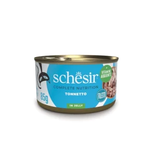 Schesir Complete Nutrition filetti in jelly in lattina per gatti (Tonnetto)