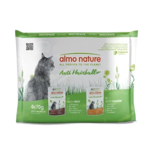 Almo Nature Anti Hairball Multipack (Manzo e Pollo)