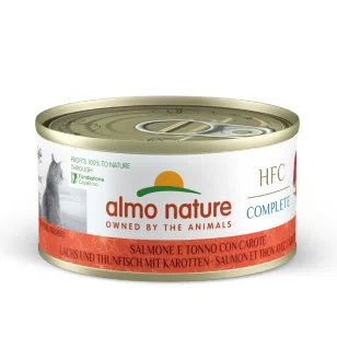 Almo Nature HFC Complete per gatti (salmone e tonno con carote)