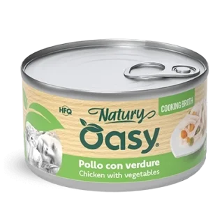 Oasy Natury in brodo di cottura adult (pollo con verdure)