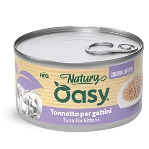 Oasy Natury in Brodo di Cottura Kitten (Tonnetto)