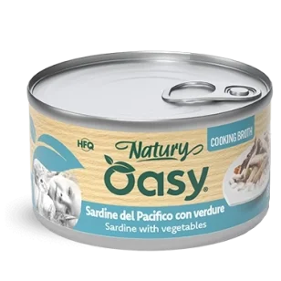 Oasy Natury in brodo di cottura adult (sardine con verdure)