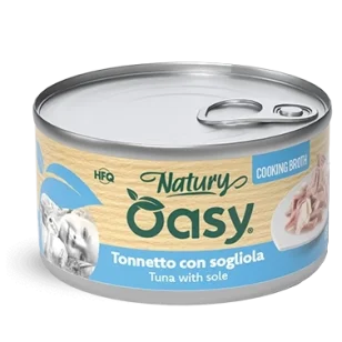 Oasy Natury in brodo di cottura adult (tonnetto con sogliola)