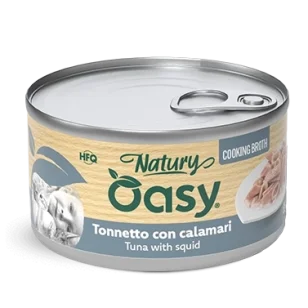 Oasy Natury in Brodo di Cottura Adult (Tonnetto con Calamari)