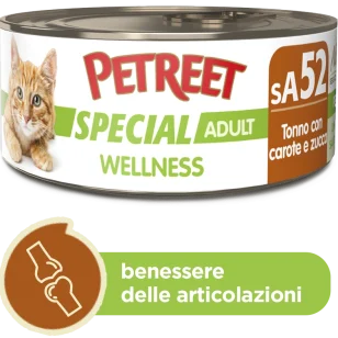 Petreet SA52 Special Adult Wellness (Tonno con carote e zucca)