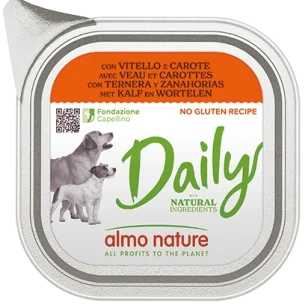 Almo Nature Daily Menù per Cani (Vitello e Carote)