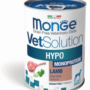 Monge Vet Solution Hypo Monoprotein in lattina (agnello)