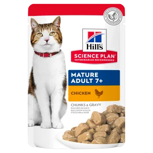 Hill's Science Plan feline Mature 7+ bocconcini al pollo