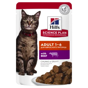Hill's Science Plan feline Adult bocconcini al manzo