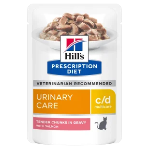 Hill's Prescription Diet c/d feline bocconcini al salmone