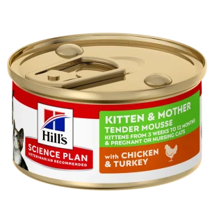 Hill's Science Plan feline kitten & mother render mousse
