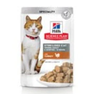 Hill's Science Plan feline Young Adult Sterilised bocconcini (tacchino)