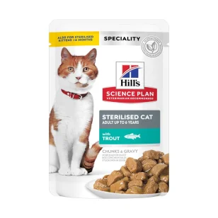 Hill's Science Plan feline Young Adult Sterilised bocconcini (trota)