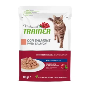 Natural Trainer Adult bocconcini in salsa con salmone