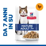Hill's Science Plan feline Mature 7+ bocconcini al pollo