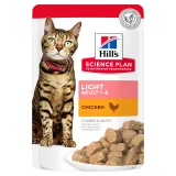 Hill's Science Plan feline Adult Light bocconcini al pollo