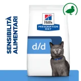 Hill's Prescription Diet d/d feline (anatra e piselli)