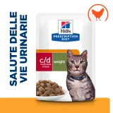 Hill's Prescription Diet c/d feline Urinary Stress + Metabolic umido
